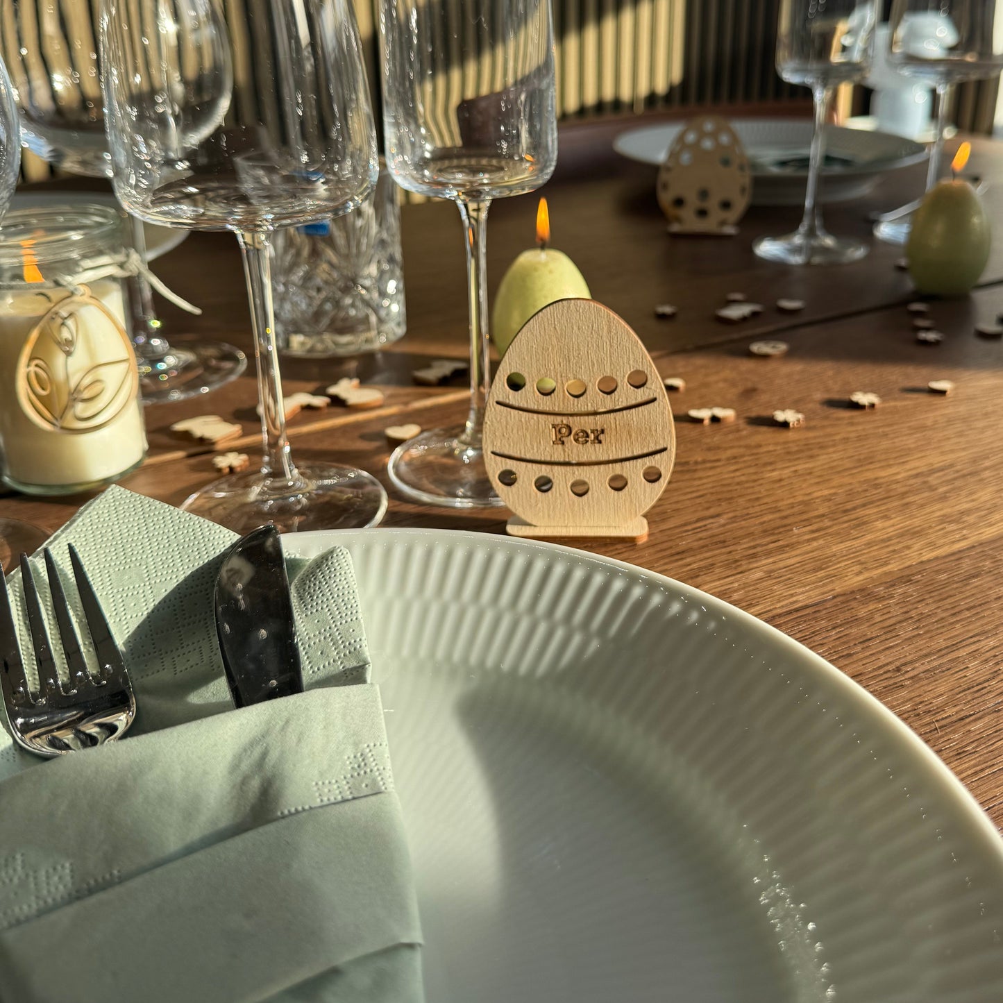 Store bordkort til påske