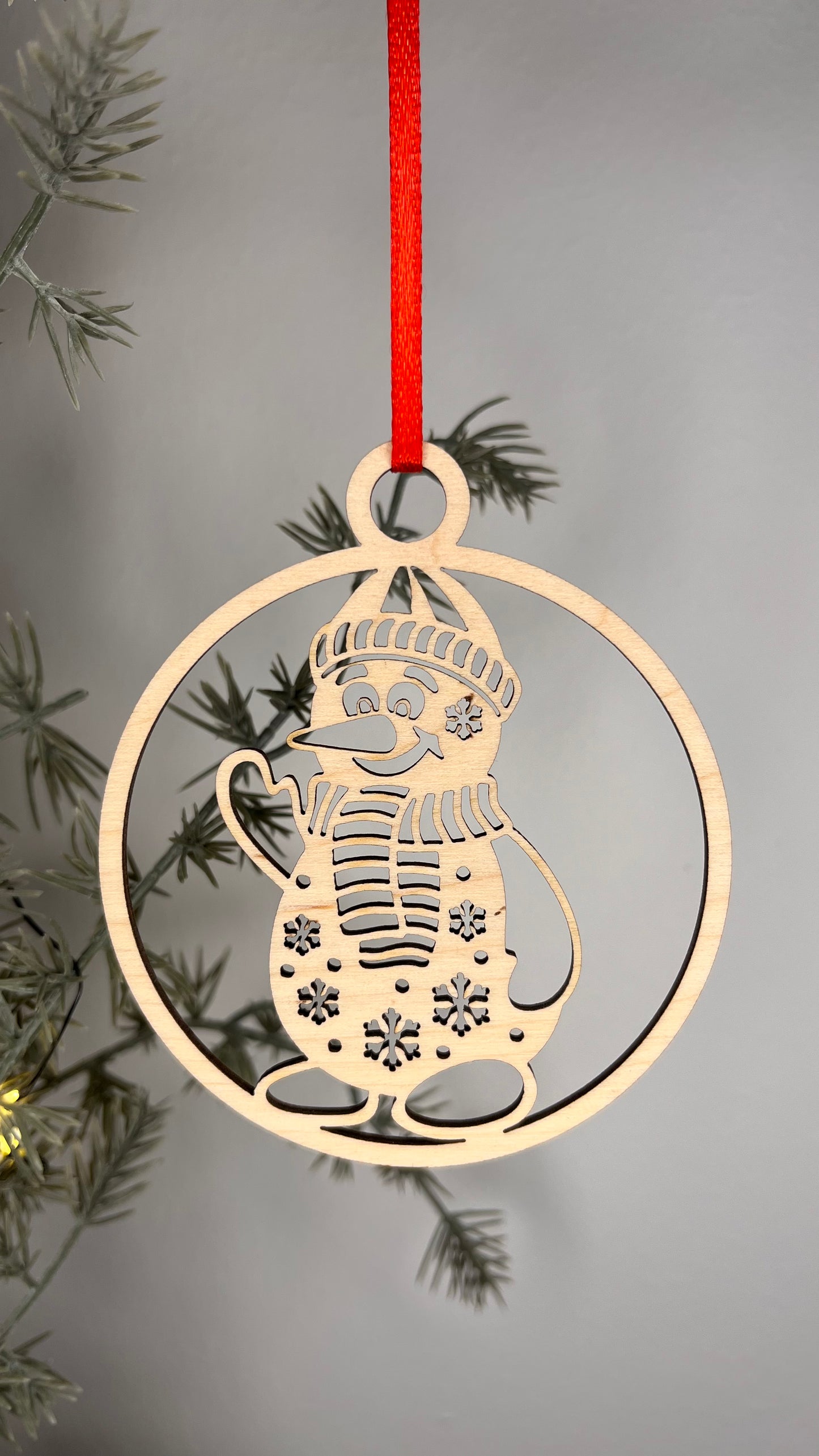 Snemand med halstørklæde